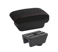 Reposabrazos Central Para Seat Ibiza 6j Ibiza 6L 2008-2017 Reposabrazos Compartimento De Almacenamiento Apoyabrazos capa Doble Caja(A red line NO USB)