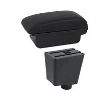 Reposabrazos Central Para SEAT Ibiza III 2001-2008 Caja Reposabrazos Caja Almacenamiento Reposabrazos Coche Consola central reposabrazos(B black line 3USB)
