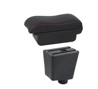 Reposabrazos Central Para SEAT Para Cordoba II 2003-2009 Caja De Almacenamiento Del Reposabrazos Interior Reequipamiento Dedicado(B2 red line 3USB)