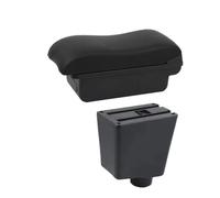 Reposabrazos Central Para SEAT Para Cordoba II 2003-2009 Caja De Almacenamiento Del Reposabrazos Interior Reequipamiento Dedicado(A2 black line No USB)