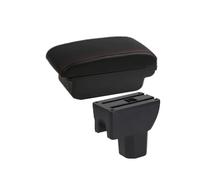 Reposabrazos Central Para Suzuki Para IGNIS Reposabrazos Caja Reposabrazos Automóvil Piezas Reequipamiento Especiales Caja Almacenamiento Interior Accesorios Automóvil Caja Reposabrazos(A1 Black red N