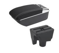 Reposabrazos Central Para Toyota Para Aqua Para Prius C Reposabrazos Caja De Almacenamiento Central Reequipamiento Interior Con USB Accesorios Para Coche Caja Apoyabrazos(B white line NO USB)