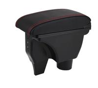 Reposabrazos Central Para TOYOTA Para Yaris Para Vitz Reposabrazos Caja Reposabrazos Interiores Caja De Almacenamiento Piezas De Modernización Apoyabrazos Consola(B1Genuine leather 3USB)