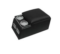 Reposabrazos Central Reposabrazos Universal Para Asiento Trasero Coche Portavasos Carga Inalámbrica Consola Trasera Apoyabrazos capa Doble Caja(B)