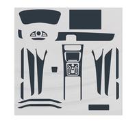 Reposabrazos Coche Adhesivo transparente para la consola central del coche BYD Han EV DM, pantalla de instrumentos, película transparente. Reposabrazos Organizadores(Style A For LHD)