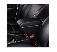 reposabrazos coche Compatible con Mazda Para CX-3 2014-2019, caja de almacenamiento doble capa para el reposabrazos la consola central portavasos, cenicero y puerto USB