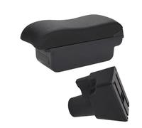 Reposabrazos Coche Para Kia Para Picanto Interior del coche Reposabrazos Caja de almacenamiento Superficie curva Cuero Instalación sencilla Coche Apoyabrazos(C Black line NO USB)