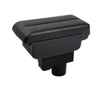 reposabrazos coche Para Ou Lang Caja De Reposabrazos Consola Central Almacenamiento Soporte Codo Conductor(C-3USB-Red Line)