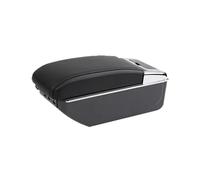 Reposabrazos Consola Central Reposabrazos Para Peugeot 207 CC Compartimento Central Almacenamiento Accesorios Reequipamiento Específicos Para El Interior Coche(D black line 7USB)