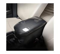 Reposabrazos De Coche Cubierta De Caja Reposabrazos Central Embellecedor De Panel Accesorios ABS Para Toyota RAV4 2019 2020 2021 2022 2023 XA50 Hybrid Caja Reposabrazos Coche(Fibra de carbon)