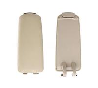 Reposabrazos de coche de cuero sintético for Audi A4, B6, B7 (2000-2009), 2 unidades, compatible con consola central, caja de almacenamiento, tapa, accesorios 8E0864245E(Beige (2pc))