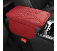 Reposabrazos de coche para Ferrari 296 | 12Cilindri | Amalfi | Daytona SP3 | F80 | Purosangue | Roma | SF90, Memory Foam Protector con Organizador Bolsillos Protector de Reposabrazos, D Red