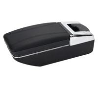 Reposabrazos De Coche Para Opel Para Corsa F 2019-2024 Caja Almacenamiento Del Reposabrazos Central Interior(A2 black line No USB)