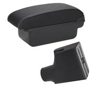 Reposabrazos De Coche Para Toyota Para Yaris Hybrid 2015-2023 Reposabrazos Central Detalles Interiores Piezas Actualización(C3 Black white NO USB)