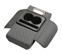 Reposabrazos de consola central, funda de consola central de coche | funda protectora impermeable para consola central con taza y soporte de teléfono, cojín de protección multifuncional,