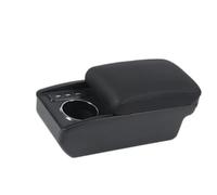 Reposabrazos De Doble Capa Para Skoda Para Octavia Para Yeti Para Mk2 2005-2012 Accesorio Interior Coche Caja(N1 black line No USB)