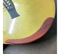 Reposabrazos de madera para guitarra acústica, soporte autoadhesivo para guitarra folclórica clásica para mayor comodidad y protección del tono, accesorio de repuesto de bricolaje (palisandro) (madera