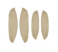 Reposabrazos De Panel Manija Puerta Coche Cubierta Cuero Microfibra Accesorios Para Nissan Para Qashqai J10 2007-2015(Beige)