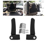 Reposabrazos de Pasajero de Motocicleta 2 uds, Caja Plegable Trasera para Pasajero de Motocicleta, Kit de reposabrazos de Asiento Trasero para