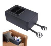 Reposabrazos de piel suave con refuerzo de memoria, cómodo asiento trasero, soporte para bebidas en el centro, soporte para cojín ergonómico ajustable