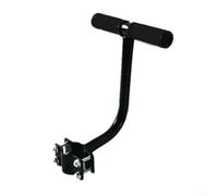 Reposabrazos de seguridad para niños para bicicleta de 25,4 a 31,8 mm, mango de asiento trasero de acero con almohadilla antideslizante para bicicleta eléctrica MTB Riding (L)