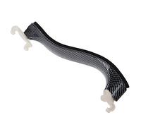 Reposabrazos de Violín, Reposabrazos de Violín Negro de Fibra de Carbono Ajustable con Ajuste de Tela para Violines de Tamaño 3/4 y 4/4