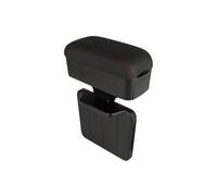 Reposabrazos Del Automóvil Organizador Universal Para Reposabrazos De Coche, Caja Almacenamiento Con Altura Ajustable Y Almohadilla Para El Codo Coche Apoyabrazos(Black Red Line)