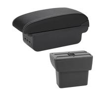 Reposabrazos Del Automóvil Para Nissan Para Note Para E-Power 2016-2022 Accesorios De Reacondicionamiento Para Guantera Central Del Reposabrazos Coche Apoyabrazos(B Black white 3USB)