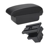 Reposabrazos Del Automóvil Para Skoda Para Octavia Para Yeti Mk2 Para A5 Reposabrazos Caja De Almacenamiento Piezas Interiores Instalación Sencilla Coche Apoyabrazos(C Black white No USB)