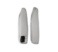 reposabrazos del coche Funda de microfibra con espuma para reposabrazos de asiento de coche, de cuero, para Range para Rover para Sport 2005-2013(Gris)