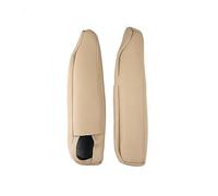 reposabrazos del coche Funda de microfibra con espuma para reposabrazos de asiento de coche, de cuero, para Range para Rover para Sport 2005-2013(Beige)