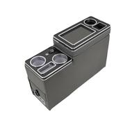 Reposabrazos Del Coche Para Dodge Para Kay Para Collar Business Car Tanque De Almacenamiento Carga Móvil USB Central Pasamanos Delanteros Caja Apoyabrazos(B gray)