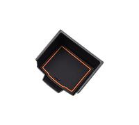 reposabrazos del coche Para Renault Para Captur 2020-2023 Caja de almacenamiento para reposabrazos de coche Bandeja de consola central Organizador de orden central(Naranja)