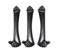 Reposabrazos Interiores de Puerta compatibles con Serie 3 E90 E91 316 318 320 325 328i 2004-2012 LHD RHD Juego de manijas de reposabrazos Interiores de Puerta de Fibra de Carbono