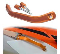 Reposabrazos Motocicleta Accesorios para Motocicletas Barra Agarre para Manillar Trasero Pasajero Reposabrazos De Aleación Aluminio CNC Pasamanos para 250EXC 250EXCF 250EXCW 2012-2016(Orange)