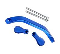 Reposabrazos Motocicleta Barra De Agarre para Asiento Trasero Motocicleta, Manija para Pasajero, Apoyabrazos Aleación Aluminio, Accesorios para 350SX 350SXF 350XC 350XCF 2019-2022(BLU)