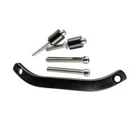 Reposabrazos Motocicleta Barra De Agarre para Pasajero Trasero Motocicleta, Riel Asiento Aluminio CNC 174 Mm para 150 XCW/XCW TPI/EXC TPI/EXC-F 2020 2021 2022 2023(Nero)