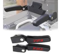 Reposabrazos Motocicleta Kit De Apoyabrazos para Asiento Trasero Motocicleta, Caja Plegable para Pasajero, Accesorios para para Benelli TRK251 TRK 251(Rosso)