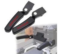 Reposabrazos Motocicleta para Suzuki V-Strom DL 1000 DL1000 Apoyabrazos para Asiento Trasero Pasajero Motocicleta, 2 Piezas, Caja Trasera para, Kit De para(Rosso)