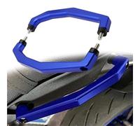 Reposabrazos Motocicleta para Yamaha MT09 2021 2022 2023 Accesorios para Motocicletas Reposabrazos Trasero para Pasajero Asiento del Acompañante Barra De Agarre Pasamanos Manillar(BLU)