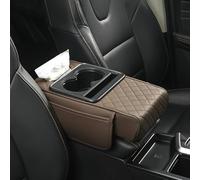 Reposabrazos Multifuncional para Auto para Opel Mokka-e/Grandland/Grandland Electric/Combo Life XL/Combo Cargo XL 2024-, con Portavasos, Soporte para Teléfono y Bolsillo Lateral,E Coffee