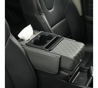 Reposabrazos Multifuncional para Auto para Rolls-Royce Cullinan/Ghost 2024-, con Portavasos, Soporte para Teléfono y Bolsillo Lateral,D Grey