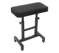 Reposabrazos negro para tatuajes, soporte de reposabrazos con altura ajustable, soporte para tatuajes para salones de uñas, tiendas de pelo, salas de tratamiento, casas 52 x 33 x 75 - 110 cm