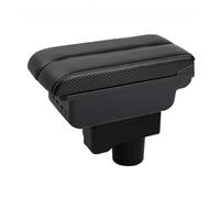 reposabrazos organizador Para Ou Lang Caja De Reposabrazos Consola Central Almacenamiento Soporte Codo Conductor(C-3USB-White line)