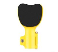 Reposabrazos para caña de pescar, soporte ergonómico para codo con tela antideslizante para cañas de 2 a 2,5 cm, soporte ligero de ABS que reduce la fatiga de la muñeca para pescadores (amarillo)