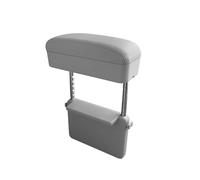 Reposabrazos para coche Caja de reposabrazos para consola central automóvil, organizador, caja almacenamiento, universal para, cojín soporte para Para codos, altura ajustable(1pc Gray)