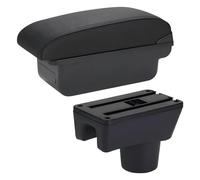 Reposabrazos Para Mitsubishi Para Attrage Para Mirage Para Space Star Caja reposabrazos coche(C2 línea negra Sin USB)