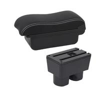 Reposabrazos Para Nissan Para Tiida C11 Para Sylphy Para Versa Para Tiida Para Latio Caja Almacenamiento Central Interior Reposabrazos Coche Coche(B3 black white 3USB)