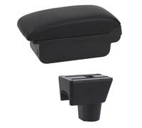 Reposabrazos Para Renault Para Duster 2 2010 2011 2012 2013 2014 2015 2016 2017 2018 2019 Caja reposabrazos coche(B1 línea negra)