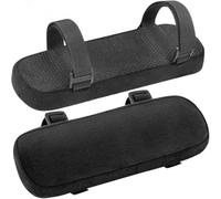 Reposabrazos para Silla, con Almohadillas de Espuma viscoelástica, Almohadillas para reposabrazos de Silla Gaming, para aliviar la presión del Codo y el antebrazo, Paquete de 2
